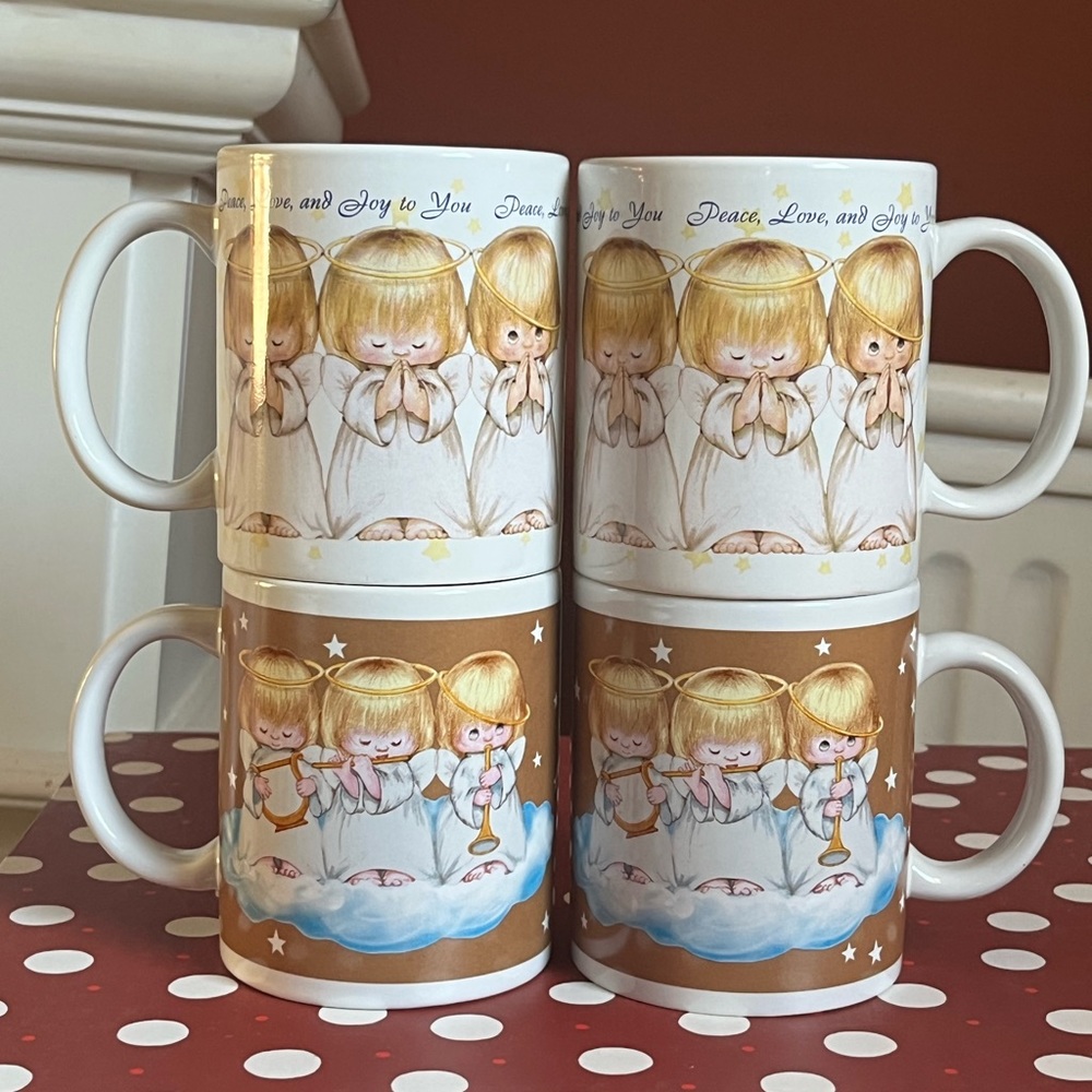 Vintage Hallmark Angels Coffee Mugs